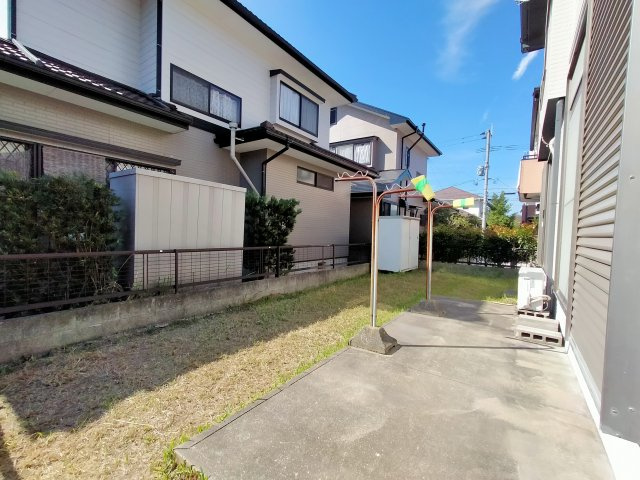 若竹台４LDK戸建の庭