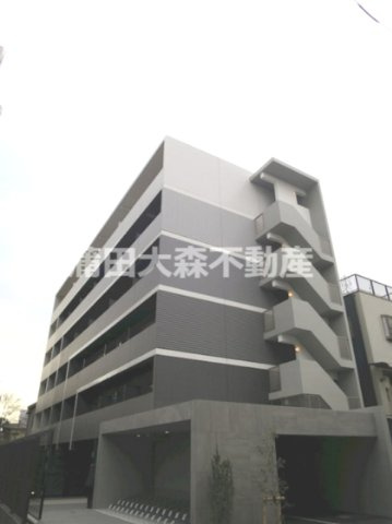 AZESTアゼスト矢口渡の外観|2020年12月築　RC鉄筋コンクリート造地上6階建て総戸数38戸Wi-Fiインターネット無料
ペット可分譲賃貸マンション　東京都大田区矢口3丁目丁目　東急多摩川線矢口渡駅徒歩9分