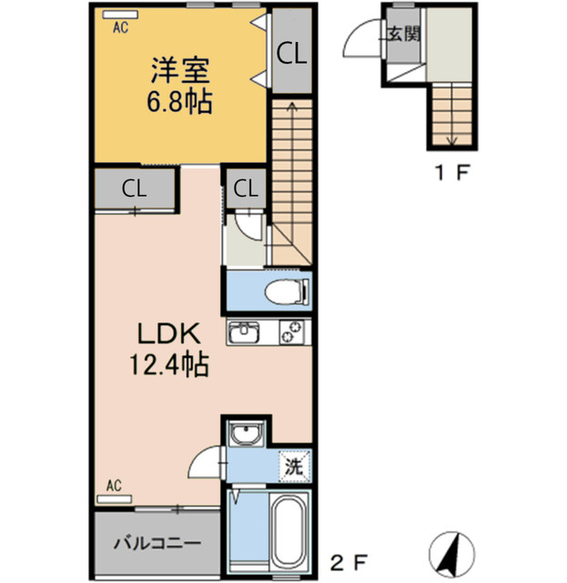 アメリアの間取り