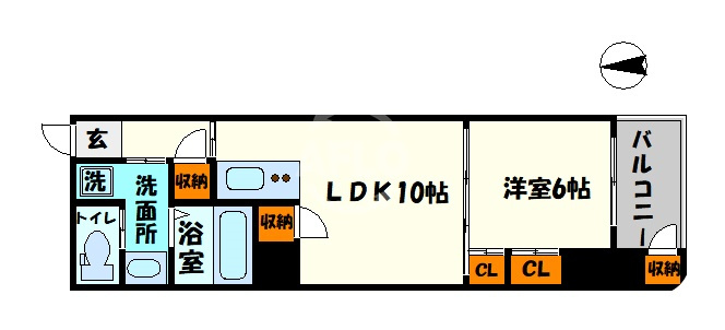 ES北浜の間取り|ES北浜（イーエス北浜）　間取り