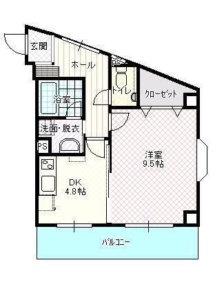 ハートフル医大南の間取り