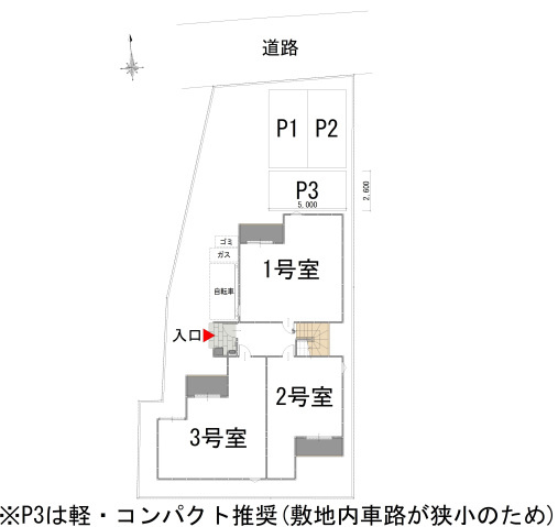仮称)REGALEST 浜の区画図