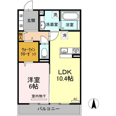 カーサグランデの間取り