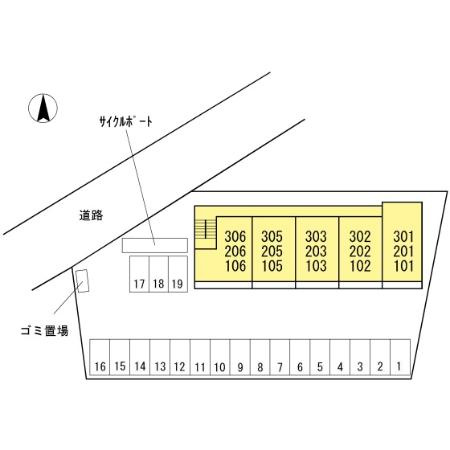 カーサグランデの区画図