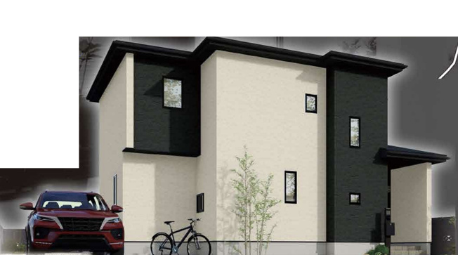 【外観】 | 桶川市加納8期　GRAFARE DESIGN　新築戸建　全1棟　1号棟