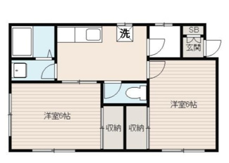 【間取り】 | 第2斉藤ビル志芳 | 間取りです。