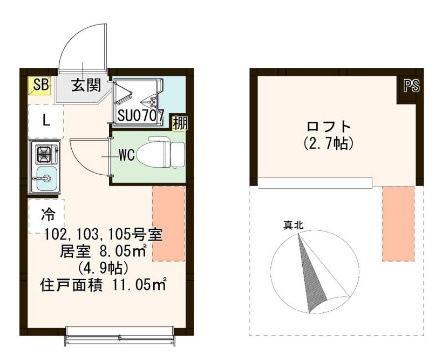 【間取り】 | レオトピア北千住