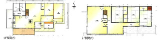 【間取り】 | 岡山県勝田郡奈義町馬桑　戸建て