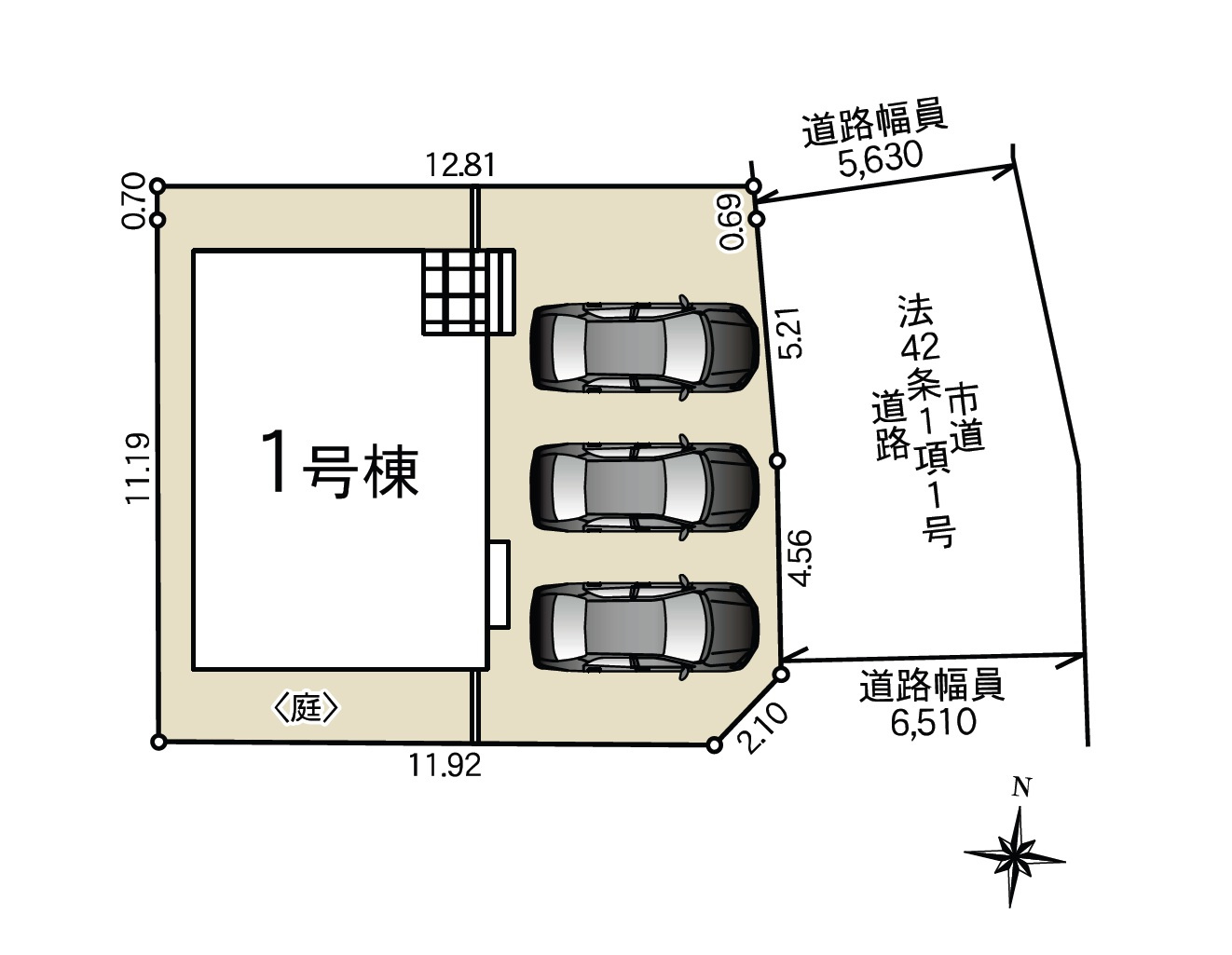 福岡市早良区原8丁目第13-1棟（1号棟）の間取り