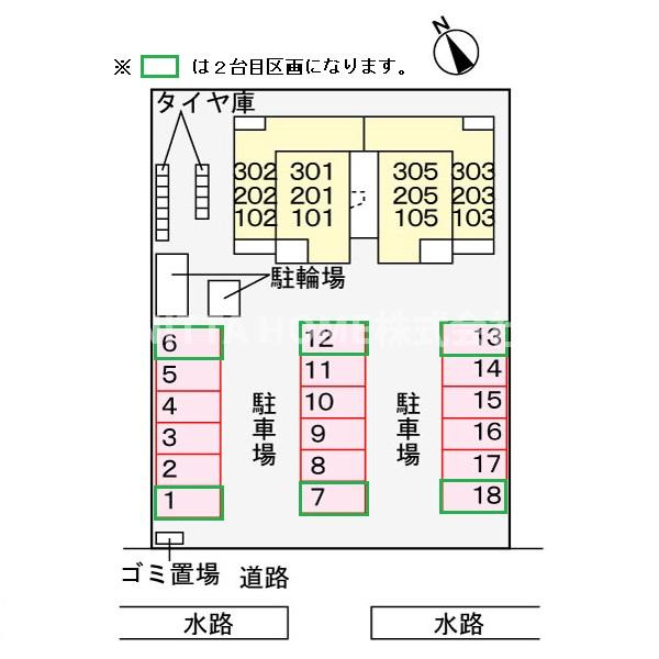 バンブー　ハンの区画図