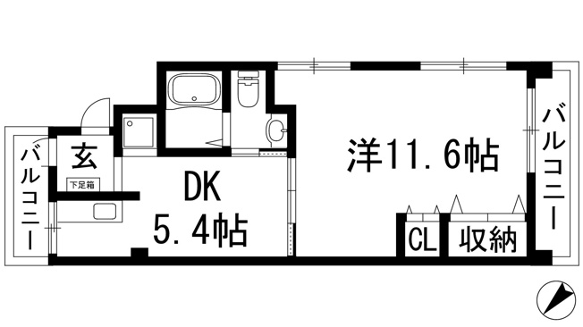 【間取り】 | 第二中村マンション