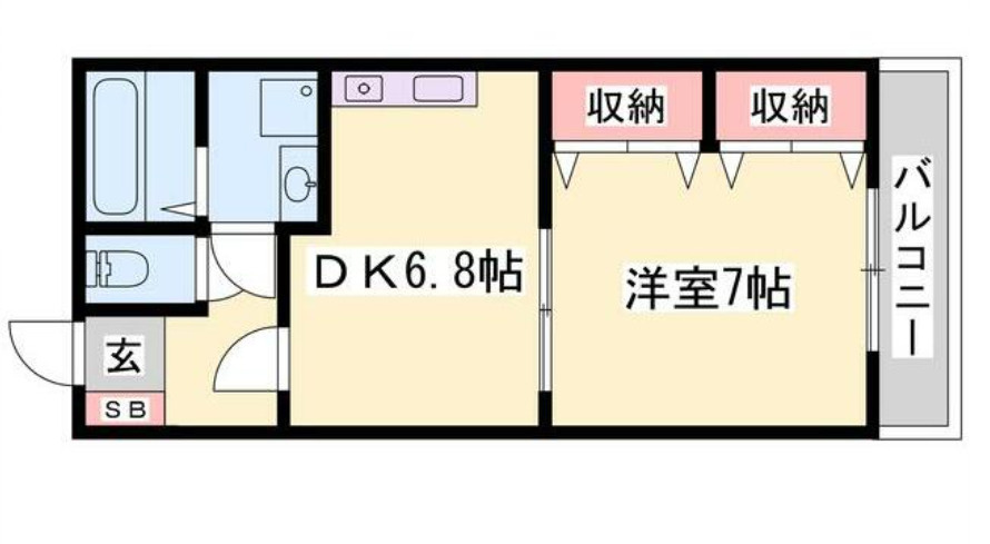 エステート英賀の間取り