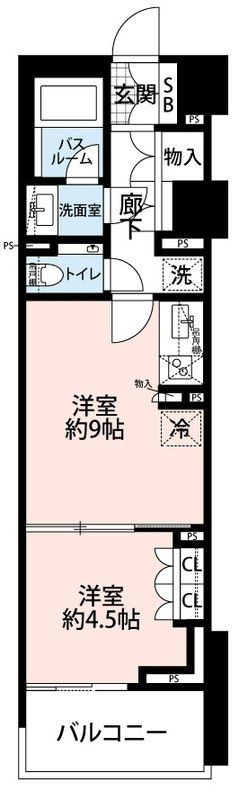 イノバス不動前の間取り