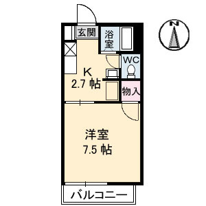 ＨＯＵＳＥ　ＨＩＲＡＩＷＡ　の間取り