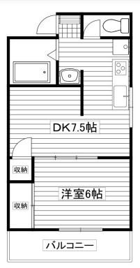 レグザーニ新松戸の間取り|間取りです。