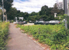 【前面道路含む現地写真】 | 所沢市坂之下　調整区域　売地