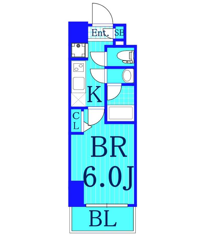 リライア吉野町Ⅲの間取り