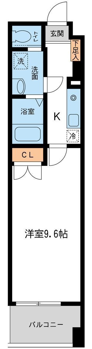 フィオーレ月島の間取り|間取りです。