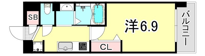 Luxe塚口の間取り