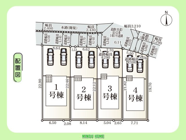 佐賀市高木瀬東-第19の区画図|■■分譲地全体配置図■■