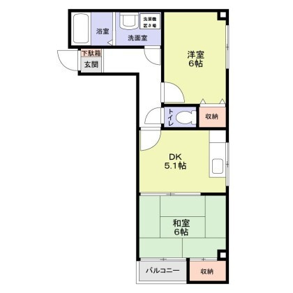 【間取り】 | シャトー横枕