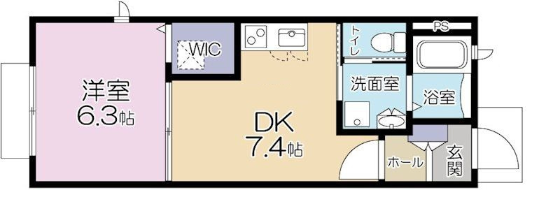 グリグランの間取り|間取りです。