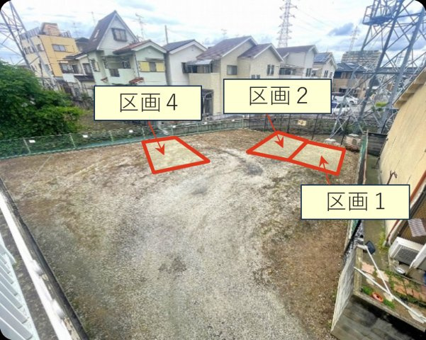 善積ハイツの駐車場|ゆとりある敷地のため駐車しやすいです◎