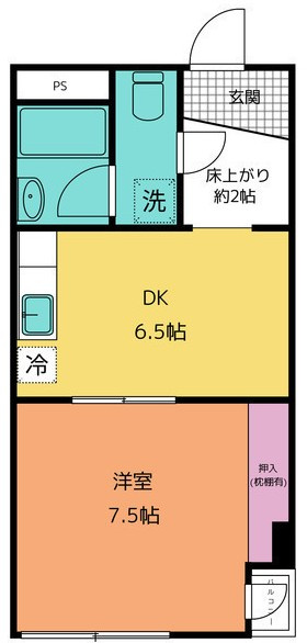 モンシャトー北新宿の間取り