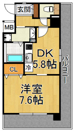 Sunny　Court　Meiwaの間取り