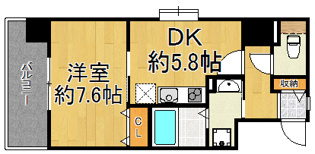 Ｓｕｎｎｙ　Ｃｏｕｒｔ　Ｍｅｉｗａの間取り