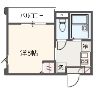 MELDIA扇大橋Ⅲの間取り|間取りです。