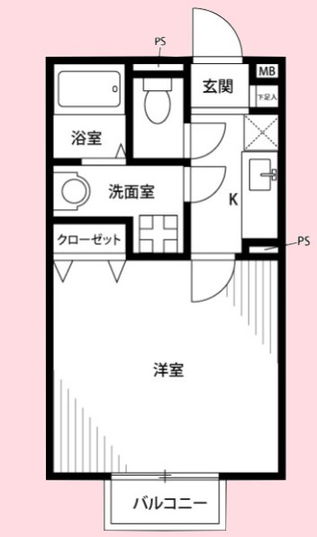 アムール ソレーユ メゾンの間取り