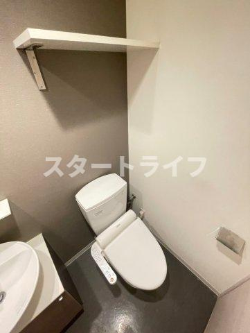大阪市淀川区木川東２丁目の賃貸マンションのトイレ