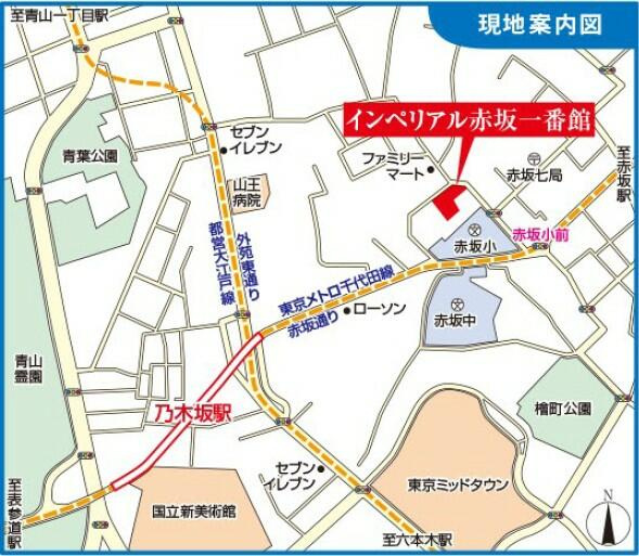 インペリアル赤坂一番館の地図