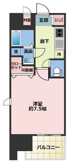 Live Flat Tsukamotoの間取り