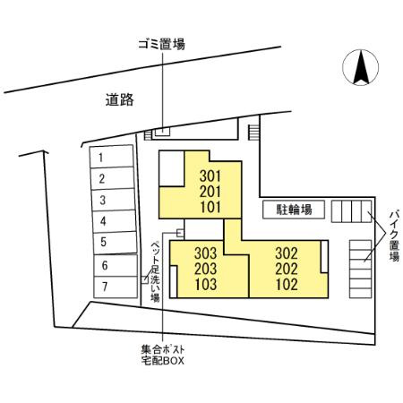 エスベランサ クレストの区画図