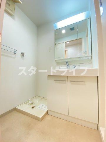 大阪市淀川区宮原２丁目の賃貸マンションの洗面所