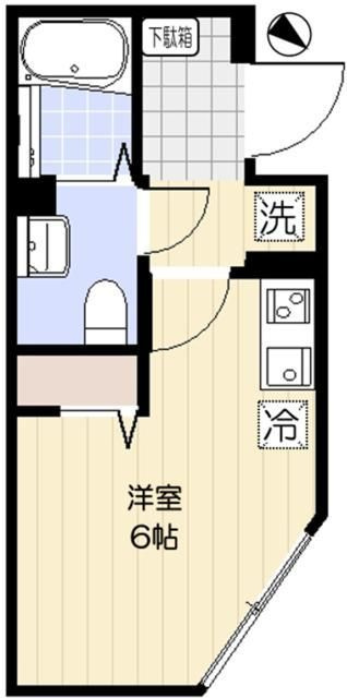 サンシエ中野新橋の間取り