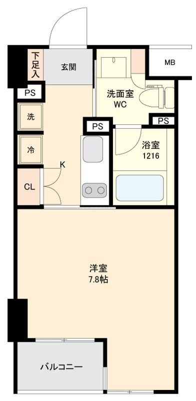セリーズ門前仲町の間取り|間取りです。