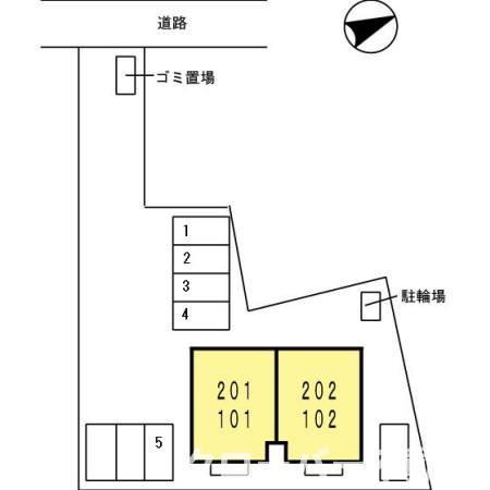 アヴァンサール 栄の区画図