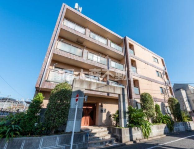 グランヴァン西馬込の外観|2000年5月築　RC鉄筋コンクリート造地上4階建て総戸数55戸の分譲賃貸マンション　
東京都大田区西馬込駅1丁目　都営浅草線西馬込駅徒歩6分
