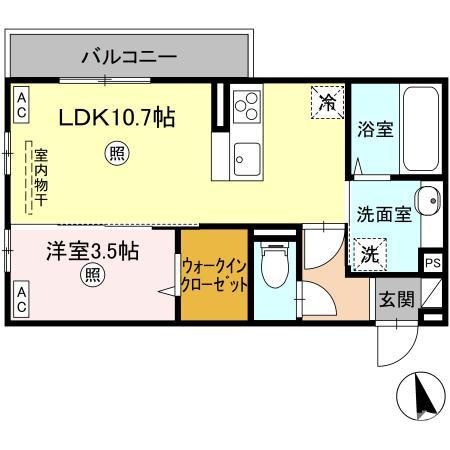 オラシオン A棟の間取り