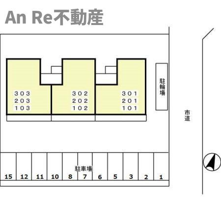 プレーリの区画図