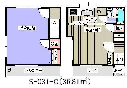 ローズガーデン(S-031C)の間取り