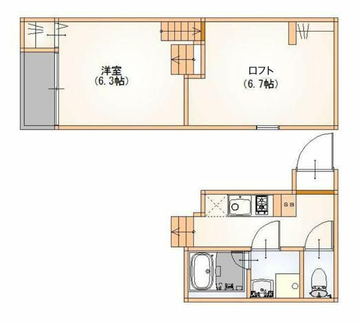 エルカンファドゥーエの間取り