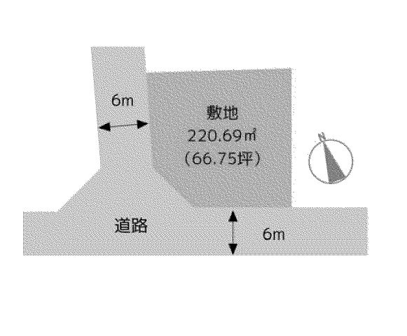 売地　下野市文教の区画図