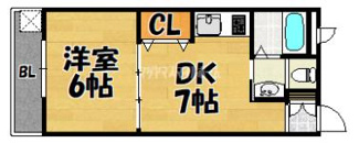 【間取り】 | OKハイツ８号館