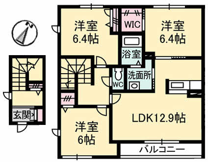 プリーマ　ハイムの間取り