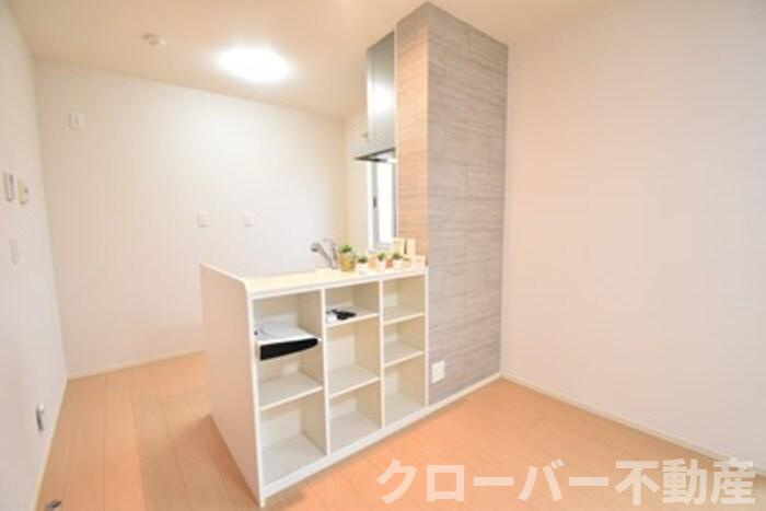 ビアンキの収納|カウンター収納