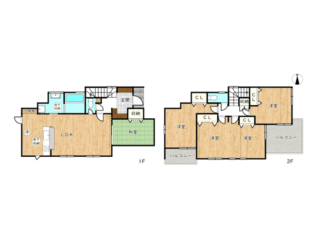 【間取り】 | 姫路市飾磨区英賀東町２丁目／全1棟